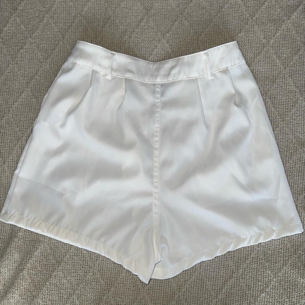 Women's White Shorts - Picture 3 of 5